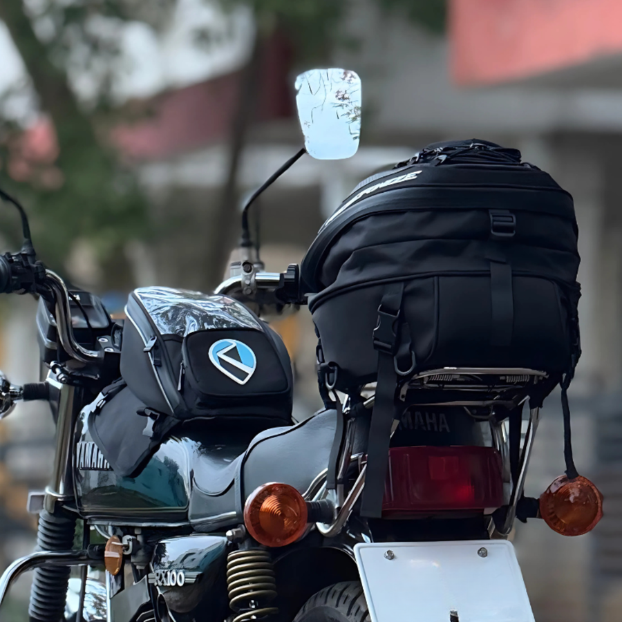 Motorcycle Touring Bundle — Tank Bag + Tail Bag | Riderwize